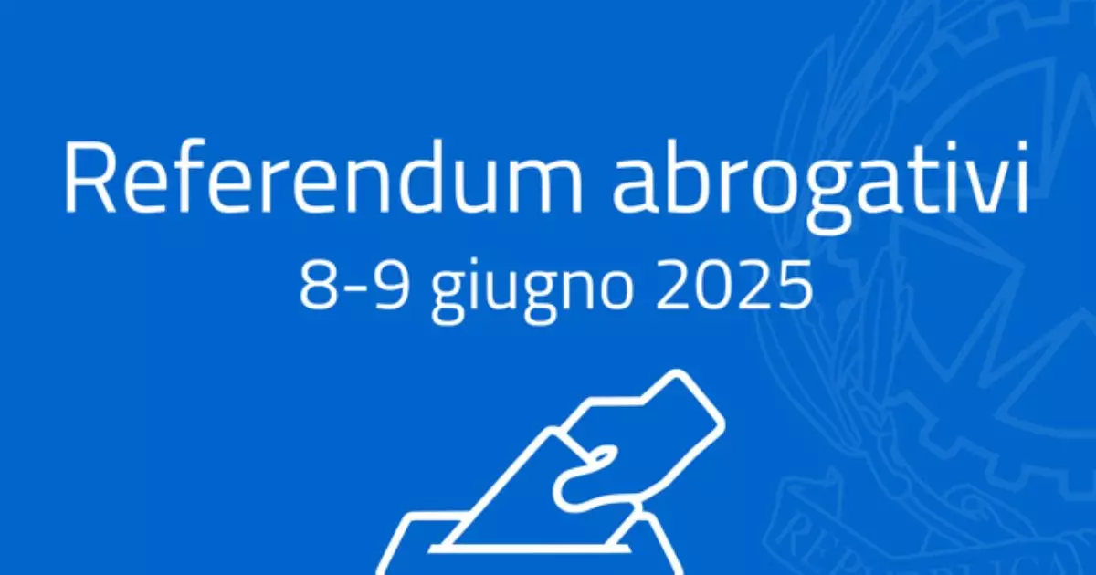 Referendum 8-9 giugno 2025